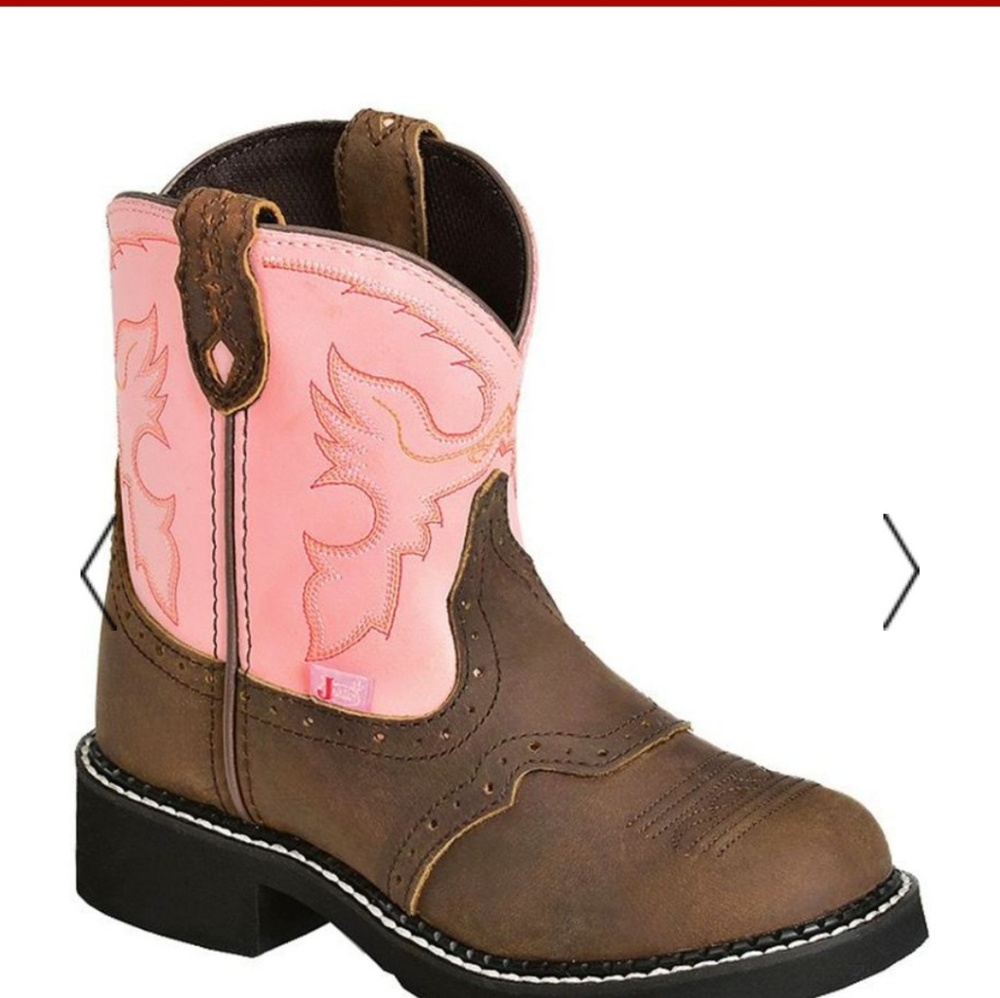 Pink Justin Boots